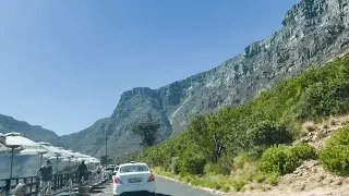 Driving through the Magnificent Table Mountain - Cape Town, South Africa