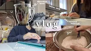 vlog: a day in my life // online classes, food, notes, etc. ☁️