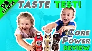 TODDLER'S Taste Test Fairlife Core Power! | Protein Shake Review