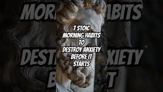 7 Stoic Morning Habits to Destroy Anxiety Before It Starts #stoicwisdom #stoicism