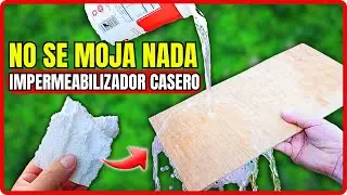 COMO IMPERMEABILIZAR LA MADERA incluso el cart&oacute;n comprimido y protegerla del agua