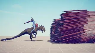 RAPTOR RIDER vs EVERY GOD - Totally Accurate Battle Simulator