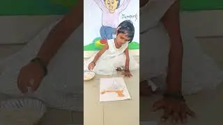 Indian map activity #craftwork #flag making with tricolour rice seeds #26thjanuary #republicday  