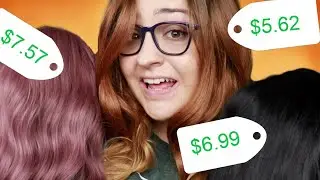 I bought Amazon wigs under $10 | Trying cheap wigs