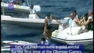 View Gal Friedman takes Olympic Gold Medal