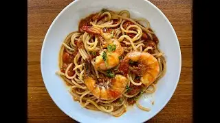 Gamberi alla Busara - Venetian Shrimp and Tomatoes sauce