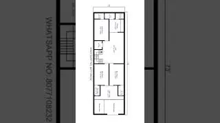 Современный проект дома 23 x 73