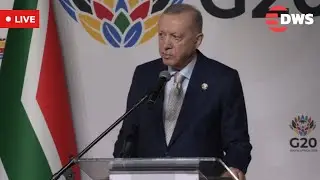LIVE: Turkish President Erdogan Addresses Media After G20 Summit in Johannesburg | AC1Z
