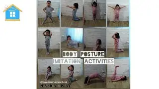 22 Body Posture Imitation Activities for Kids & Toddlers | Gross Motor Skills | Physical Play | EYFS