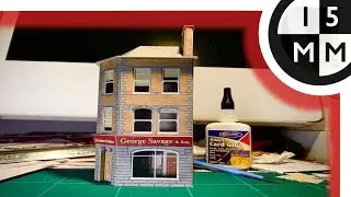 Metcalfe Models 00 Scale P0205 Pub and Shops Kit - Finishing Off First Building