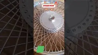Yamaha RX 100 Spare Parts | 72 Spokes Wheel Rim Modified #modified #bikeaccessories