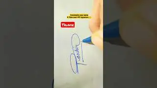 Tauhir VIP signature ✍️.. || t letter VIP signature || #shorts #signature #vip