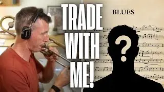 F Blues Jazz Play Along (Trading Session!) with Nick Finzer