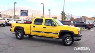 2007 Chevrolet Silverado 2500HD LT3 Yellow 6.6L LBZ Duramax  -  Utah Motor Company,LLC (801)899-4992