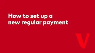 How to create a new regular payment