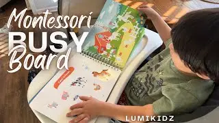 Busy book for kids the best way to take them out of the tv  Montessori activity 