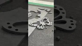 PET Felt Acoustic Panel Cutting Machine #cnc #acousticpanels