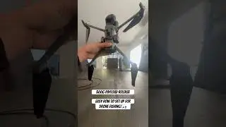 Easy 500g DJI Payload release system set up for Drone Fishing 🎣 #drone #fishing #dji #shorts