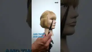 Which Shears Should You Use for a Bob? ✂️ with  Sam Villa #saloncentricpartner #ittakesapro #ad
