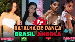 BRASIL vs ANGOLA batalha de DANÇA 🪩 #Parte3 | TIKTOK MASHUP ANGOLA 2024 | DANCE SE SOUBER