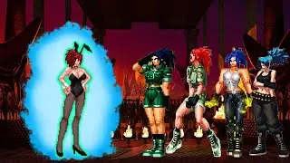 (Mugen World) Meld Boss Vs Leona Heidren Team