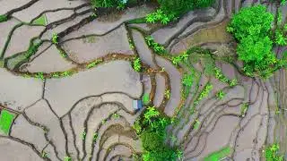 World looks good from top | Drone footage in 4K : zoom out view | Beautiful