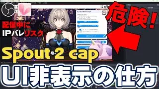 【VTube Studio / OBS】UI非表示のやり方 Spout2 cap