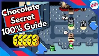 Chocolate Secret 100% Guide All Dragon Coins & Secrets in Super Mario World