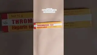 THROMBOGEL OBAT SALEP UNTUK MEMAR #rekomendasiproduk #heparin #sodium #obatampuh #anak #obat #shorts