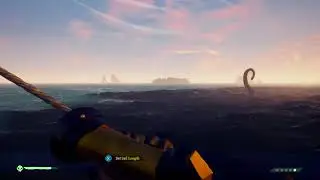 DEFEATING THE KRAKEN!!! SEA OF THIEVES!!!