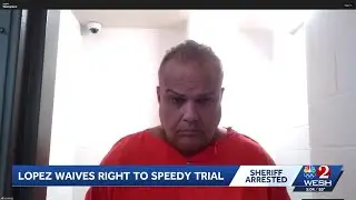 Suspended Osceola County sheriff waives right to speedy trial in racketeering case