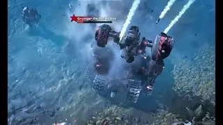 Helldivers - 4 Thunderer Barrages vs Siege Mech