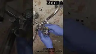 Hard water stains on taps?Here&rsquo;s a simple tap  cleaning solution. ✨SUNA ZEBRA Tap & Shower Cleaner