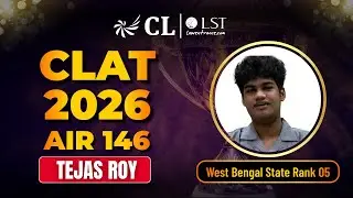 CLAT 2026 Topper Interview | Tejas Roy (AIR 146) | West Bengal State Rank 5 | CL-LST