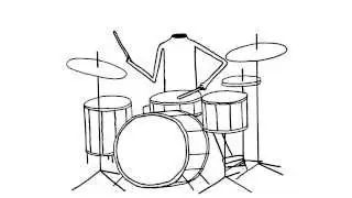 Headless Drummer by David Shrigley