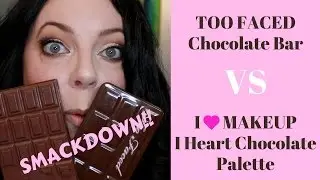 Chocolate Bar VS I Heart Chocolate by Makeup Revolution