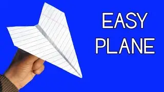 Make excellent airplane with Paper| Best Paper plane banana | quick,fast plane #264