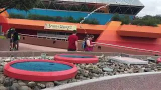Epcot's Jumping Fountains at the Imagination Pavilion