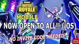 FORTNITE MOBILE NOW OPEN TO ALL! (iOS) No Invite Code Needed!