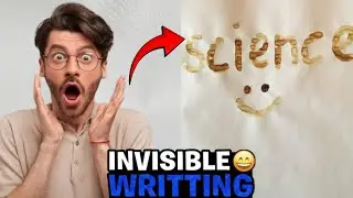 Science Experiment lemon juice🍋/Invisible writing experiment#Ayan #Ali