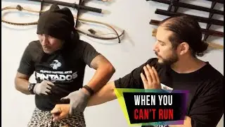 TINY DOJO #3 Survive knife attacks with Pintados Knife Defense