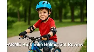 🚴 DARME Kids Bike Helmet Set Review 🚴