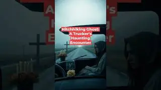 Hitchhiking Ghost  A Trucker's Haunting Encounter #horrorstories #horrorshorts #scary
