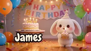 Happy Birthday James 🎶 | Personalized Birthday Song With Name