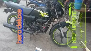 hf -deluxe 🔥 modified #bikestickering #viralvideo #modifiedhero #radiumsticker #bikecustomization