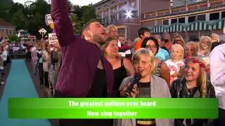 Allsång: Måns Zelmerlöw - Heroes - Lotta på Liseberg (TV4)