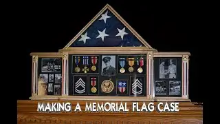 Making a Memorial Flag Display part 1