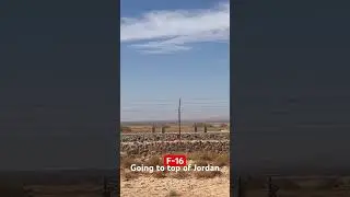 F-16 going top of Jordan 🇯🇴.