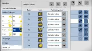 Digitalfunktionen einer MFX Lokomotive auf den F-Tasten tauschen