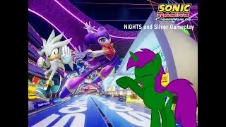 Sonic Racing Crossworlds NiGHTS and Silver Gameplay